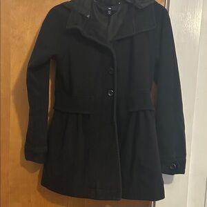 GAP Women's Black Trench Coat